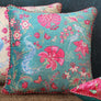 Kanha Cushion Cover - Aqua