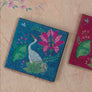 Taashi Coasters - Aqua & Ruby