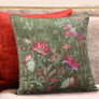 Himalayan Lotus Cushion Cover - Green