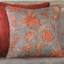 Wild Flower Cushion Cover - Rust Grey
