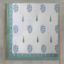 Wild Iris Blue Cotton Dohar
