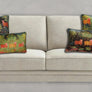 Anandi Pichwai Cushion Cover - Umber