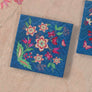 Kanha Flora Coasters - Blue