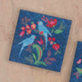 Kanha Bird Coaster - Blue