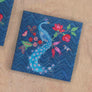 Kanha Bird Coaster - Blue