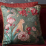 Anar Bagh Cushion Cover- Green