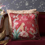 Anar Bagh Cushion Cover- Ruby