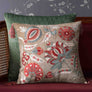 Anar Suzani Embroidered Cushion Cover - Beige
