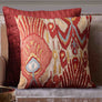 Aurora Ikat Embroidered Cushion Cover