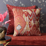 Aurora Ikat Embroidered Cushion Cover