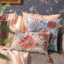Anar Suzani Embroidered Cushion Cover - Beige Slim