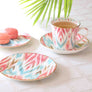 Bagh e Ikat Tea Cup & Saucer