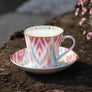 Bagh e Ikat Tea Cup & Saucer