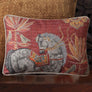Bokhara Horse Accent Embroidery Cushion Cover - Slim