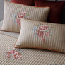 Eden Rose Embroidered Bedcover Set - Beige