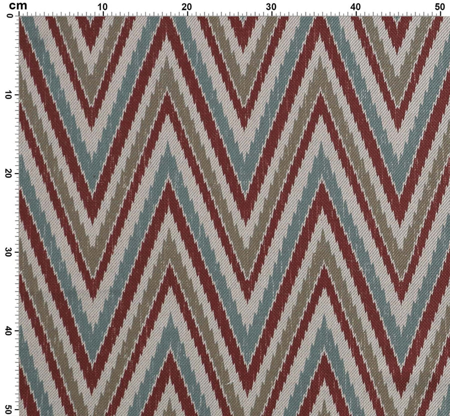 Flame Ikat Fabric