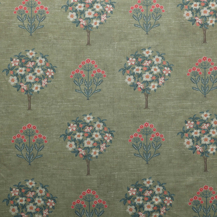 Flowering Grove Fabric - Green