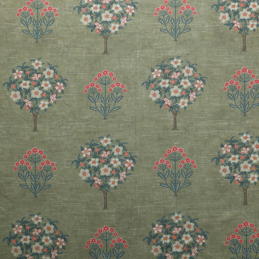Flowering Grove Fabric - Green