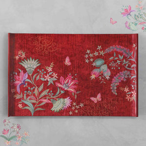 Wild Flower Curved Tray - Red