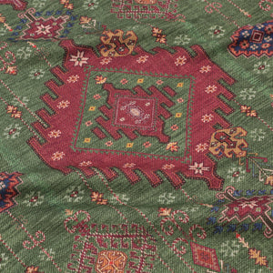 Kilim Fabric - Green