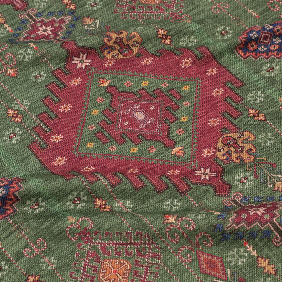 Kilim Fabric - Green