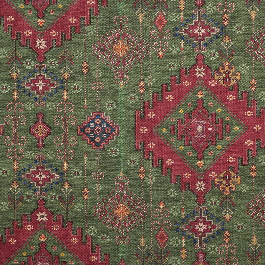 Kilim Fabric - Green