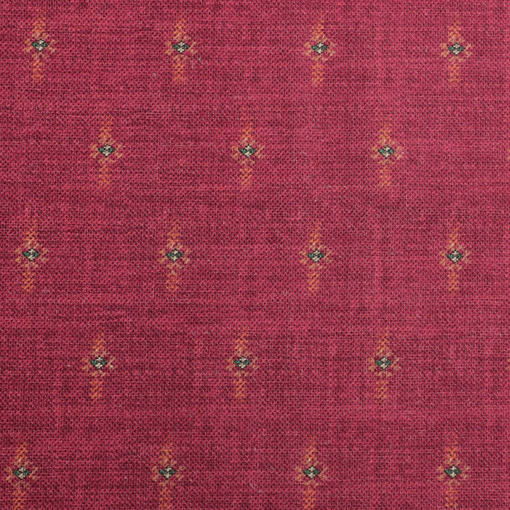 Kilim Star Fabric - Red