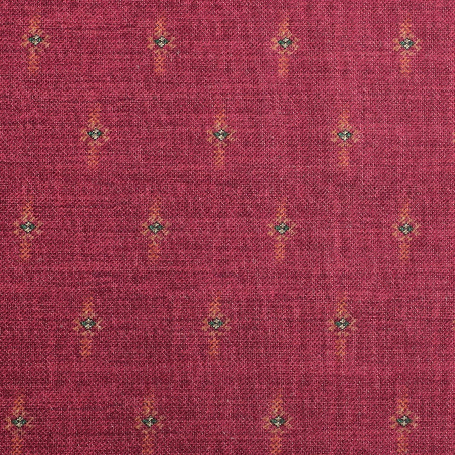 Kilim Star Fabric - Red