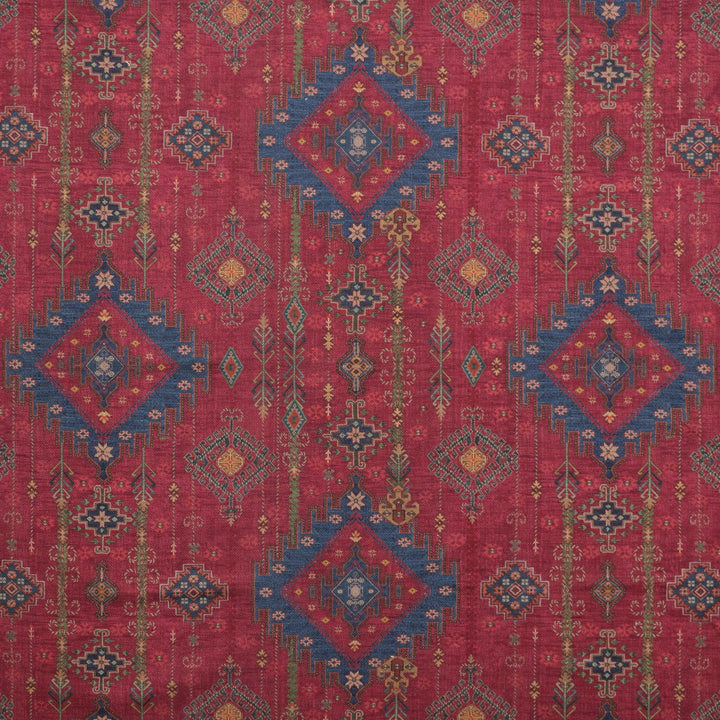 Kilim Fabric - Red