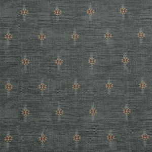 Kilim Star Fabric - Charcoal