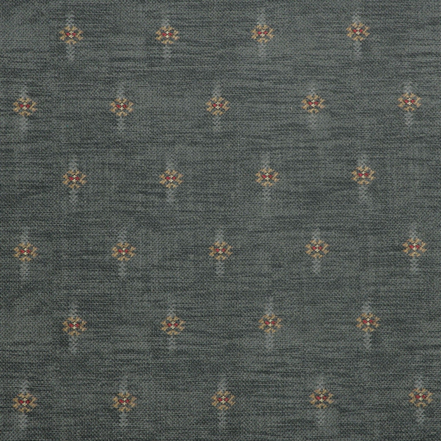 Sample Kilim Star Fabric - Charcoal