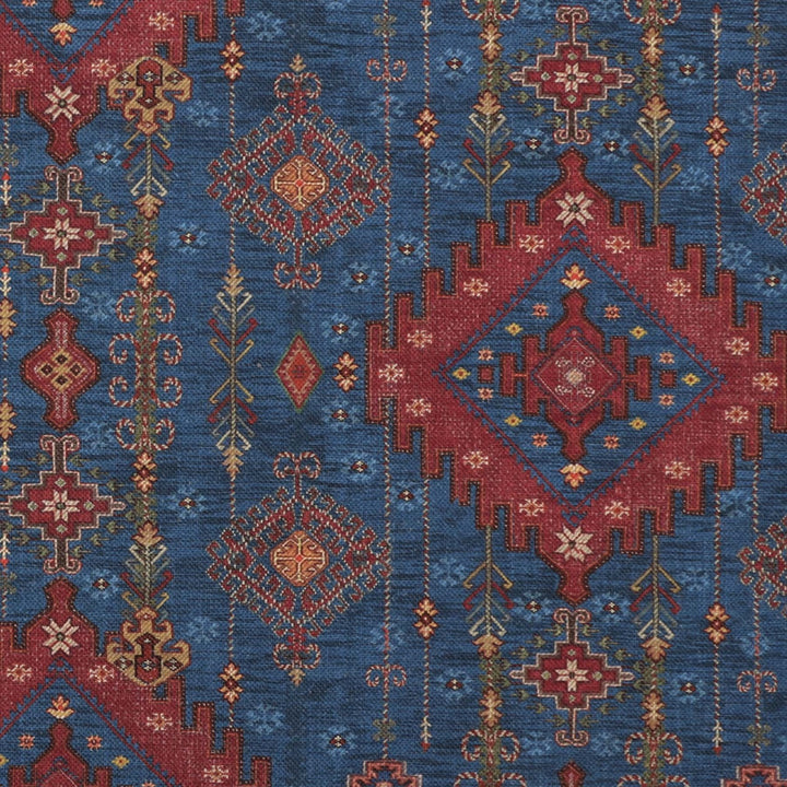 Kilim Fabric - Blue