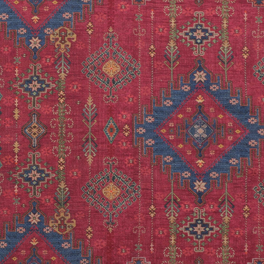Kilim Fabric - Red