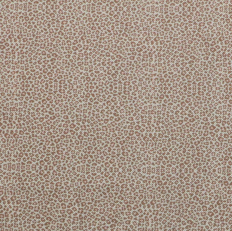 Sample Leopard Rosette Fabric - Cream