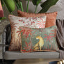 Vanya Leopard Embellished Cushion - Green Slim