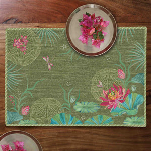 Padma Table Mat - Green