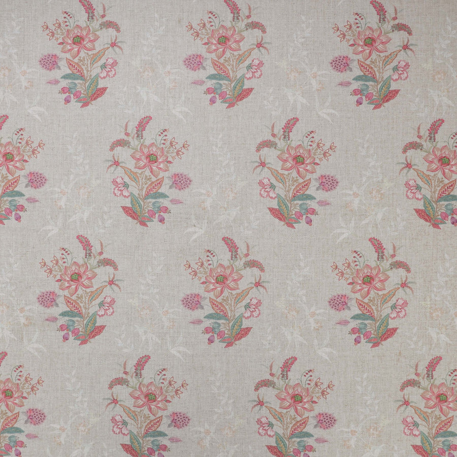 Lotus Blossom Fabric - Cream