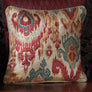 Moon Ikat Accent Embroidery Cushion Cover