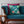 Padma Crane Cushion Cover - Aqua