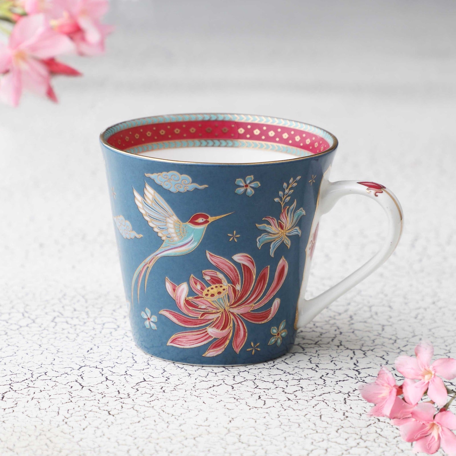 Buy Padma Tea Cup & Tea Plate At Kainaat Design