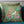 Padma Crane Cushion Cover - Green