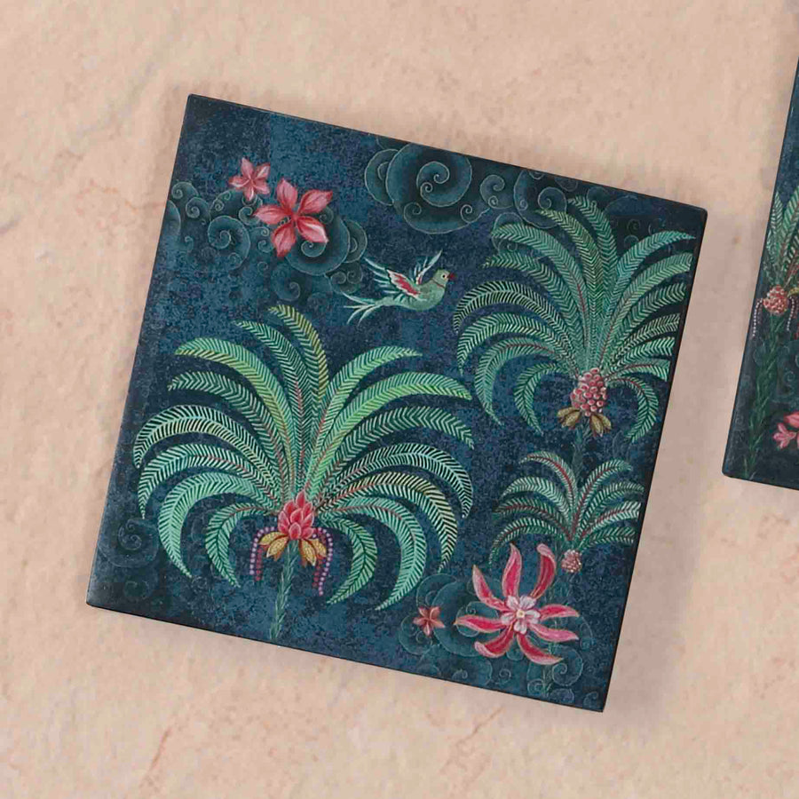 Palm Enamel Coaster