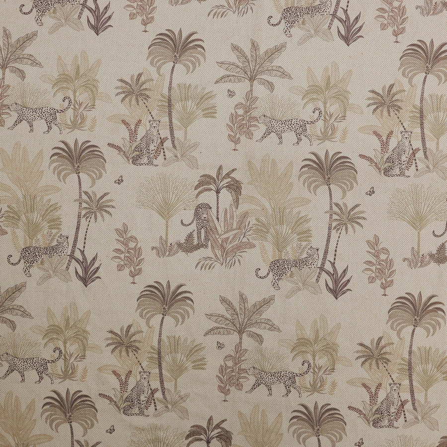 Sample Periyar Leopard Fabric - Cream