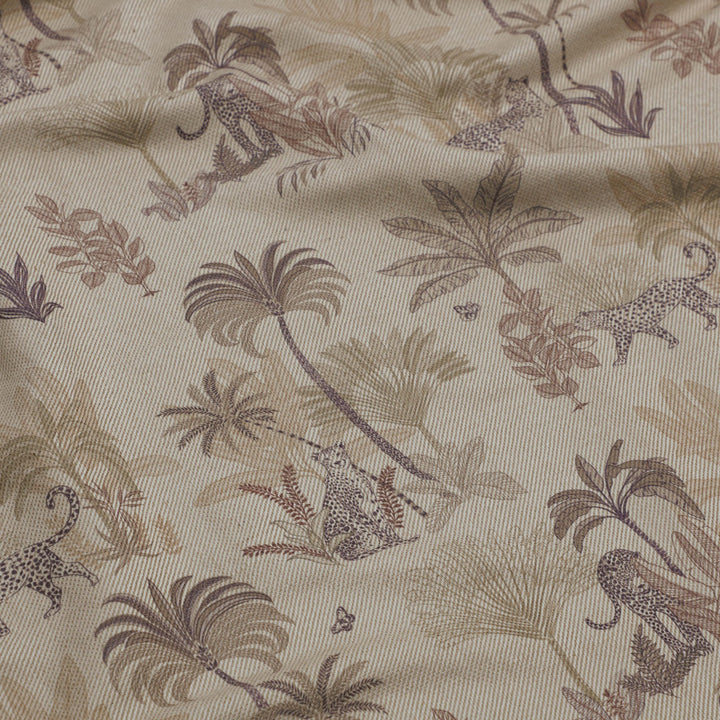 Periyar Leopard Fabric - Cream