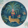Periyar Leopard Wall Plate - Large