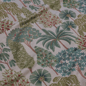 Pichwai Forest Fabric - Ivory