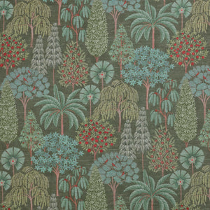 Pichwai Forest Fabric - Green