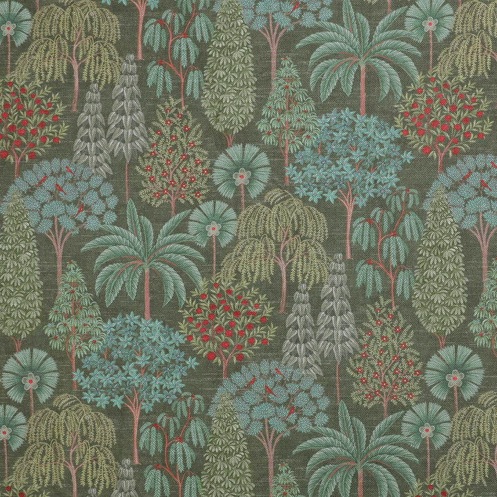 Pichwai Forest Fabric - Green