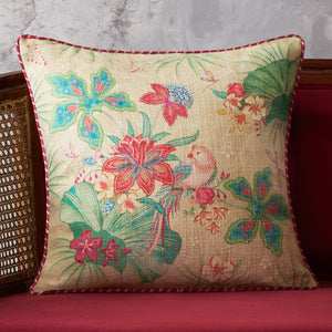Pomegranate Garden Cushion Cover - Cream