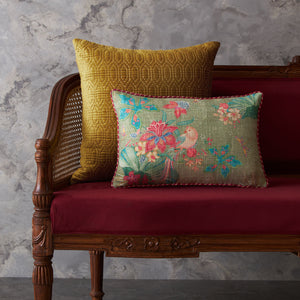 Pomegranate Garden Cushion Cover - Green Slim